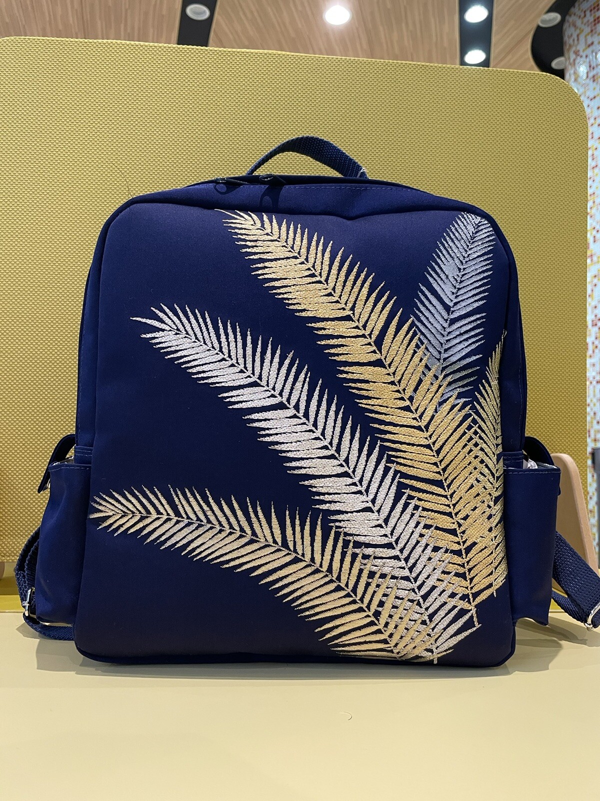 Handmade by Professional Vintage Japanese Traditional Kimono Obi Backpack Bag 3