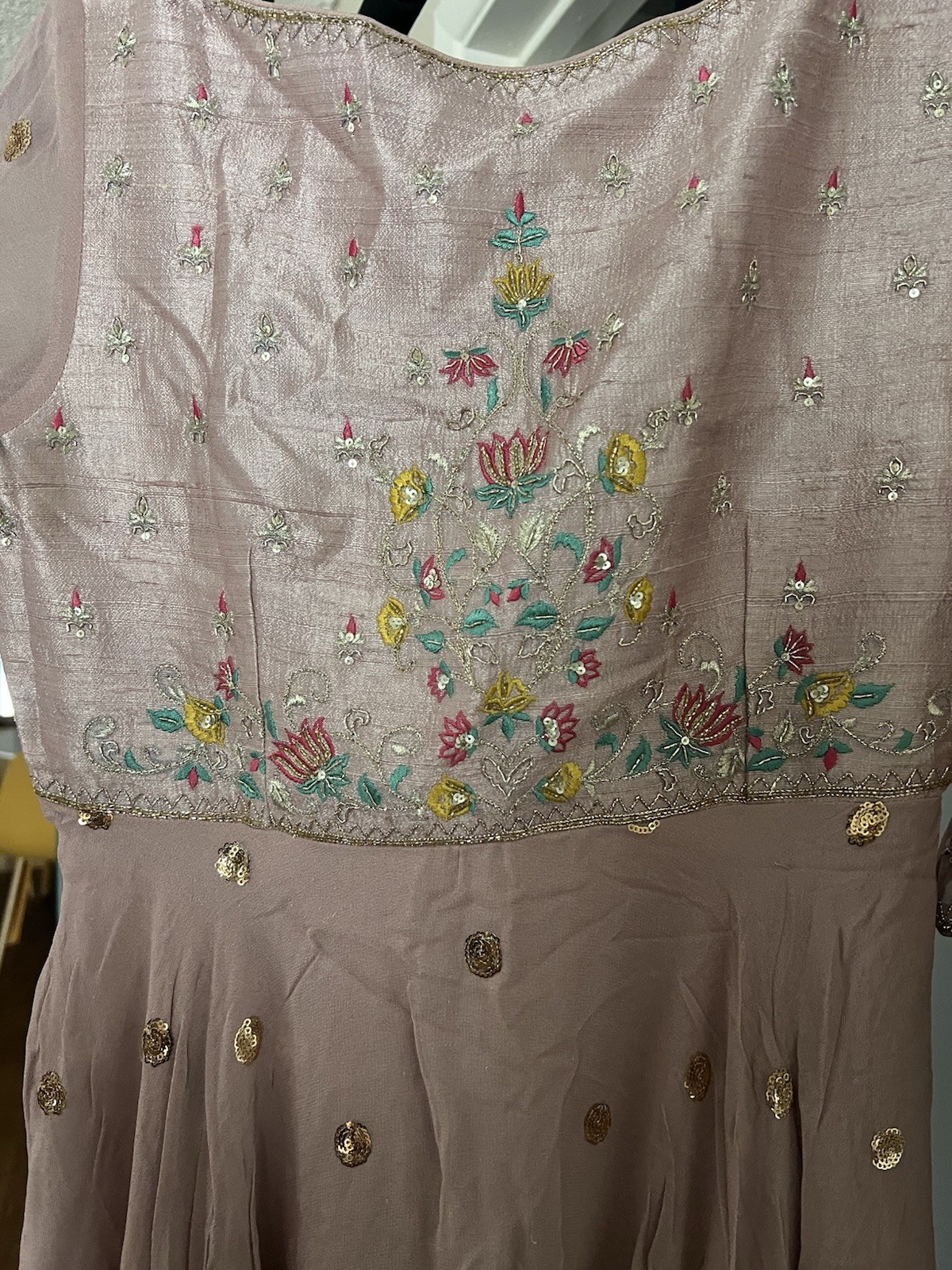 Dusky lavender embroidered anarkali set by KAIA From Pernia’s Pop Up Size M