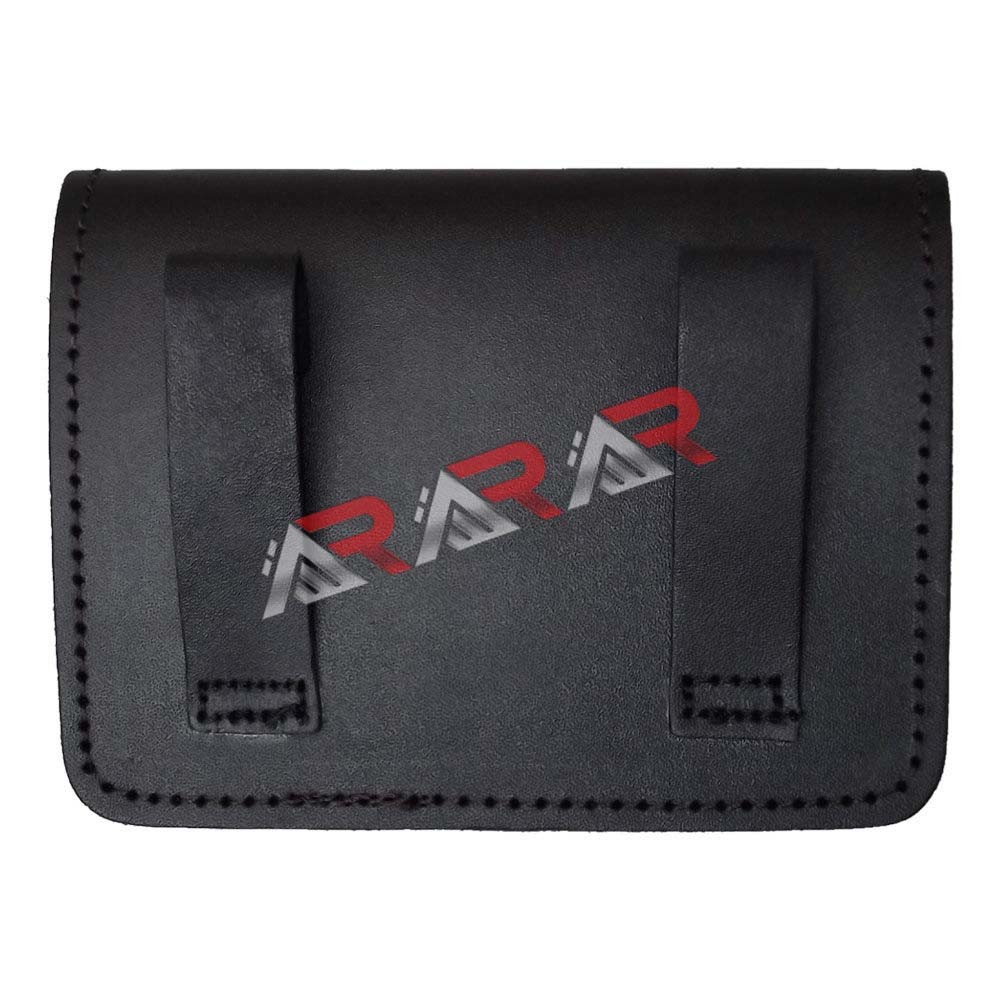 Pouch/Celtic Brand New AAR Embossed Design Black Real Leather Embossed Kilt