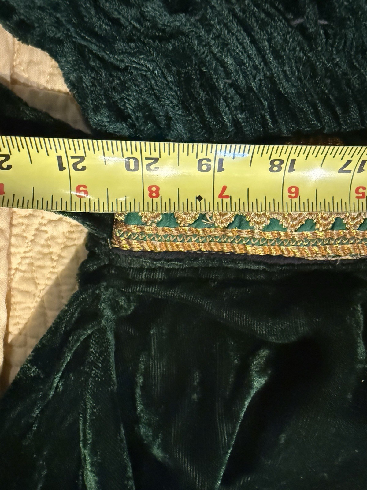 Vtg 1970s Afghani KUCHI Tribal VELVET Ceremonial MAXI DRESS Hand Embroidered SM