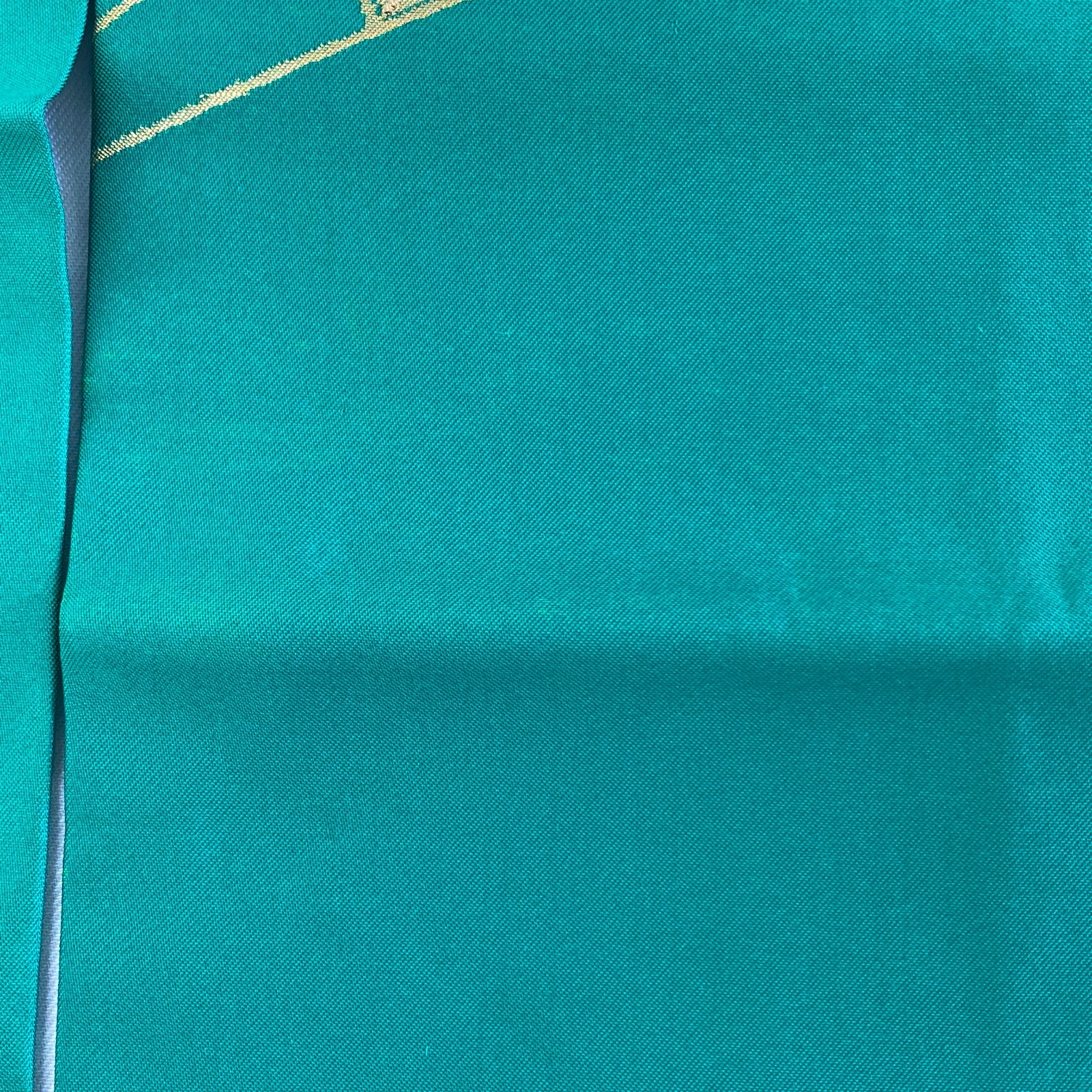 Japanese Vintage Kimono Nagoya Obi Silk Green Drit Traditional 143 x 11 in