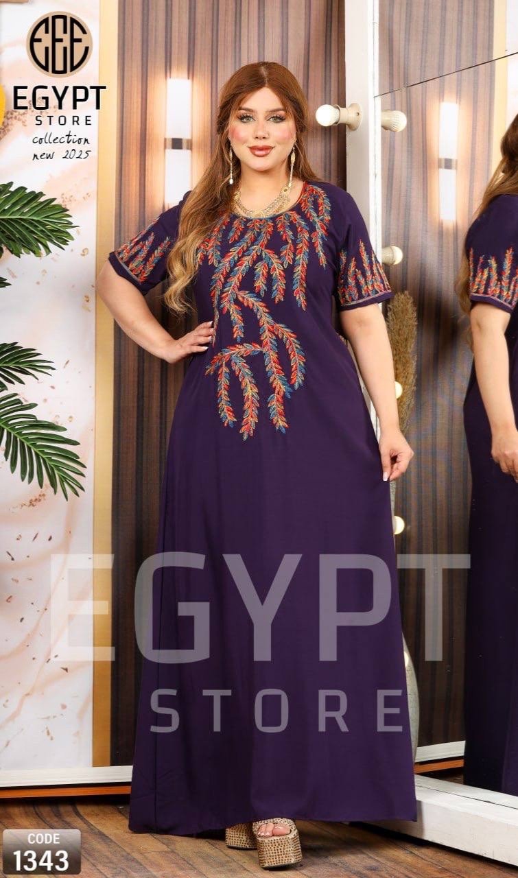 middle east dress muslim abaya short sleeve multi color