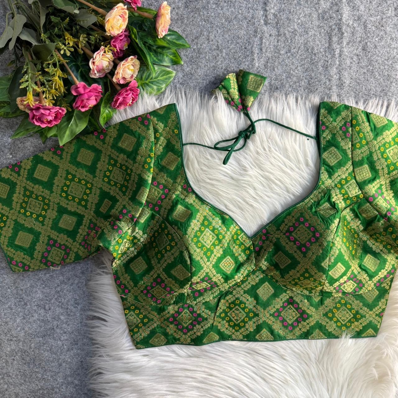 Saree Blouse Readymade Designer Sari Choli Indian Party Wear Bollywood Dress Top