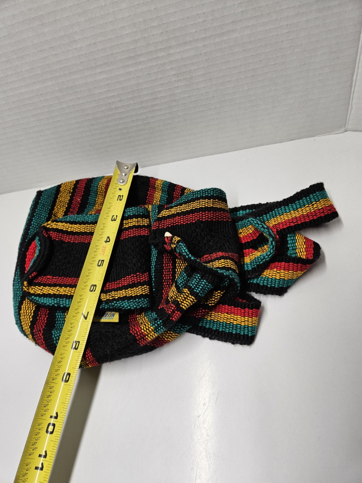 Mini Hand Made Rasta Mexican Baja Backpack