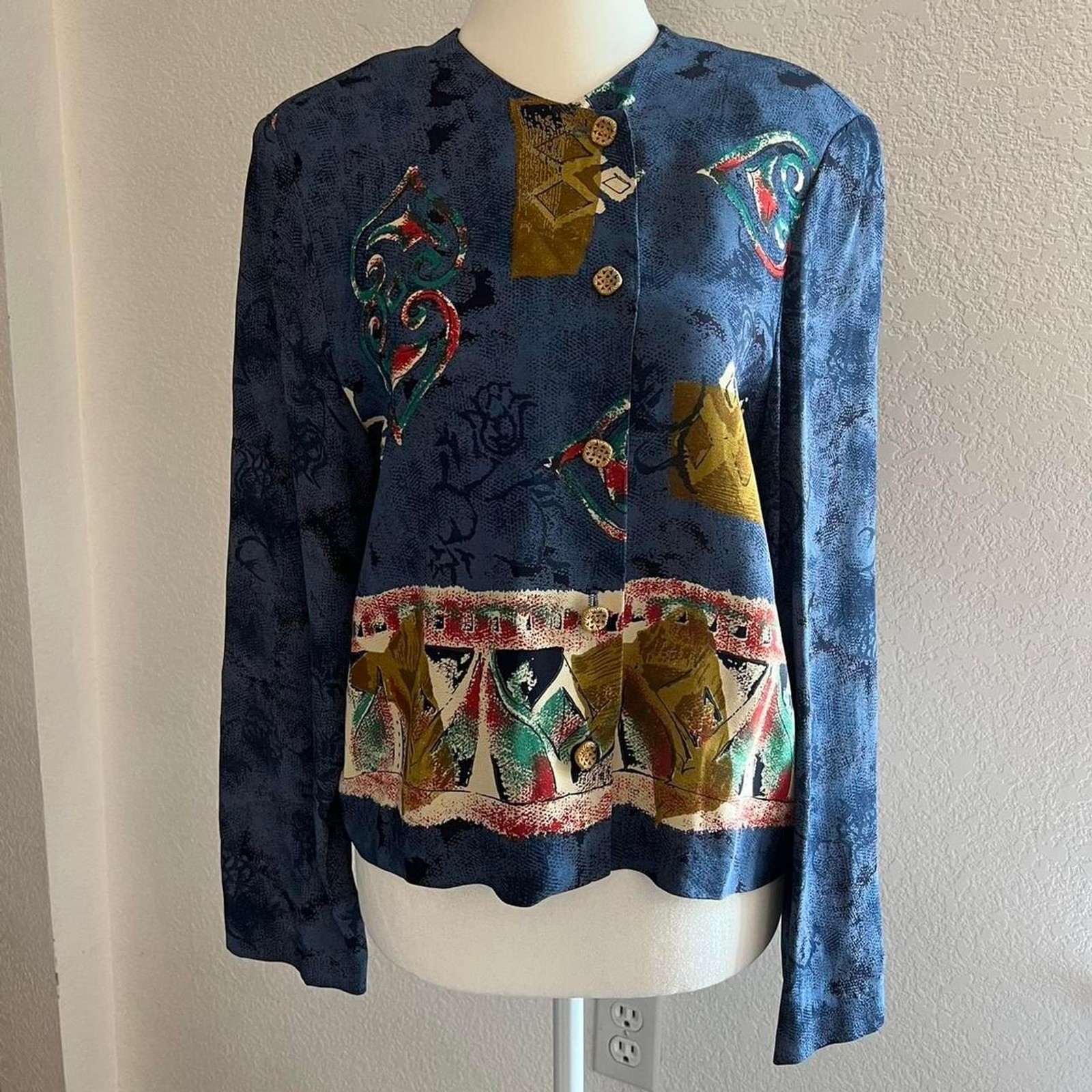 AKF New York Women’s Abstract Blouse