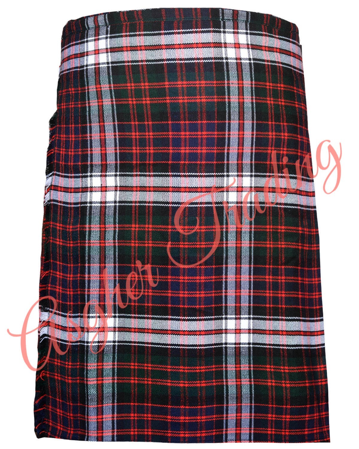 Scottish Handmade Kilt Highland CLAN Tartan 8 Yard Kilts & Accessories ( 5 PCS )