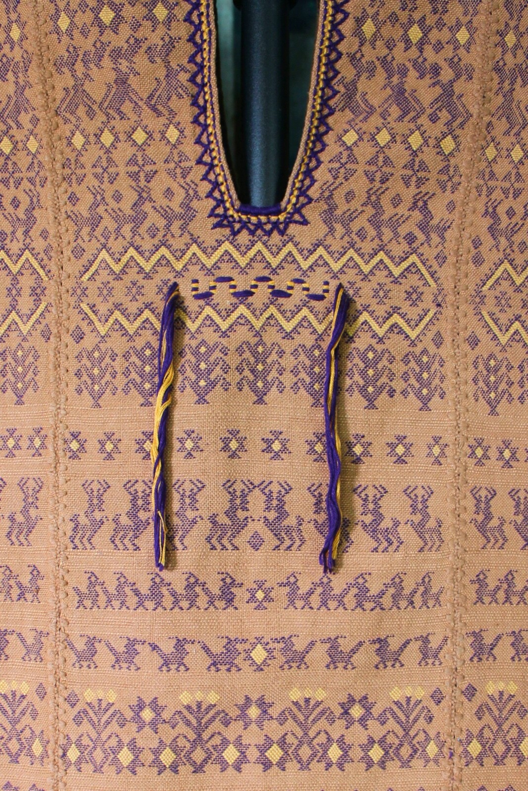 Collector Huipil Top Handwoven San Bartolo Yautepec Backstrap Loom Oaxaca Mexico