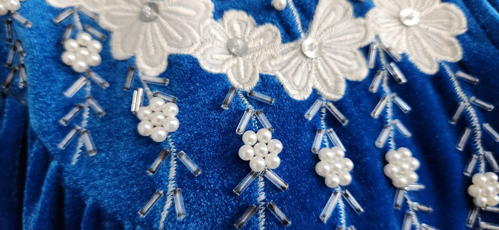 Vintage 80’S Unique THOBE Home DRESS MAXI Caftan Jalabiah Velvet Polyester XL