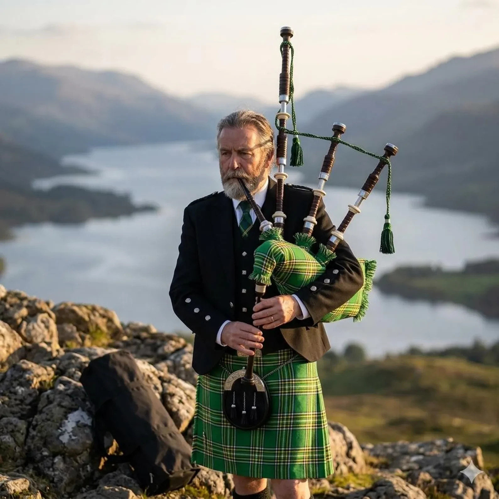 Professional Great Highland Bagpipes Set – Irish Heritage Scottish bagpipe