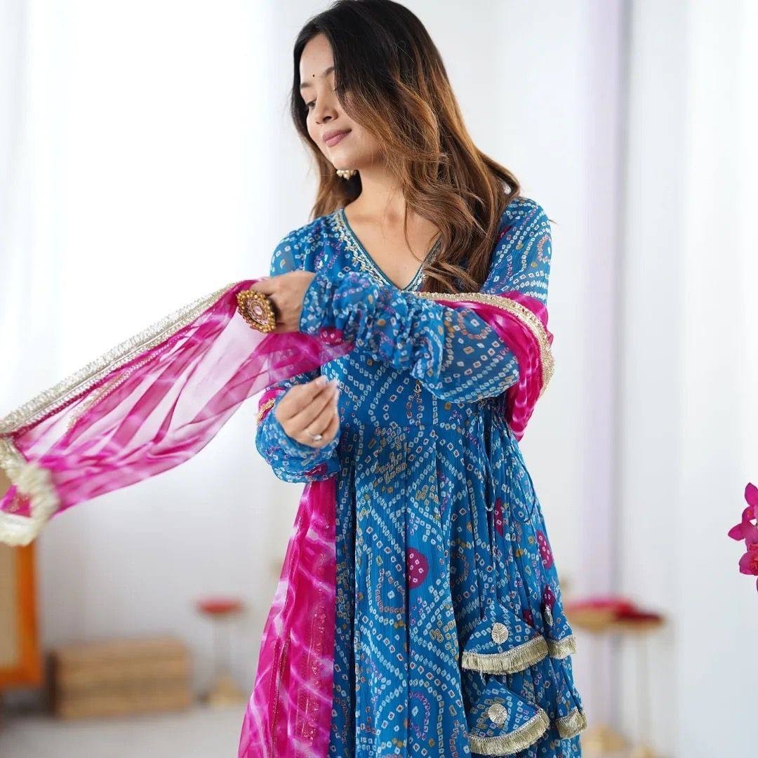 Indian Bollywood Designer Anarkali Suit Pakistani Wedding Wear Salwar Kameez