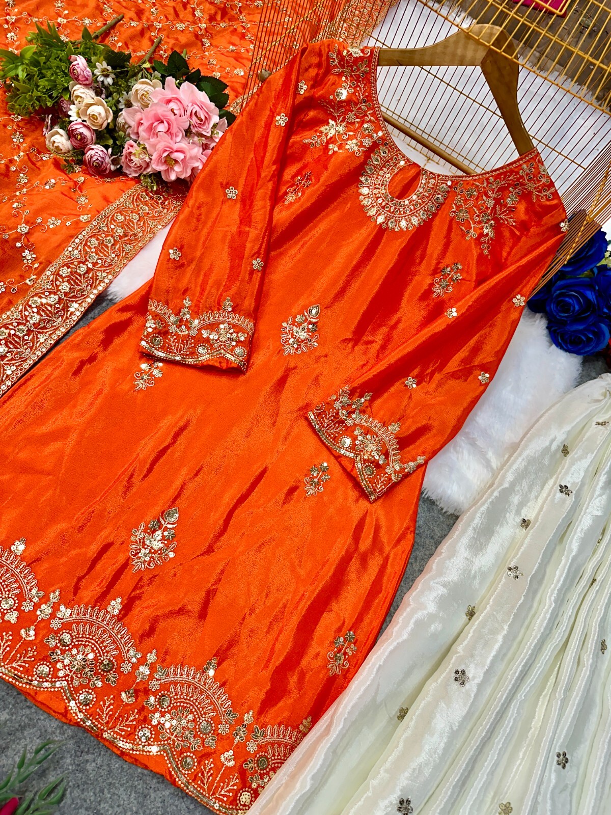 Pakistani Eid Dress Salwar Kameez Ready To Wear Suits Wedding Party 3 Piece New
