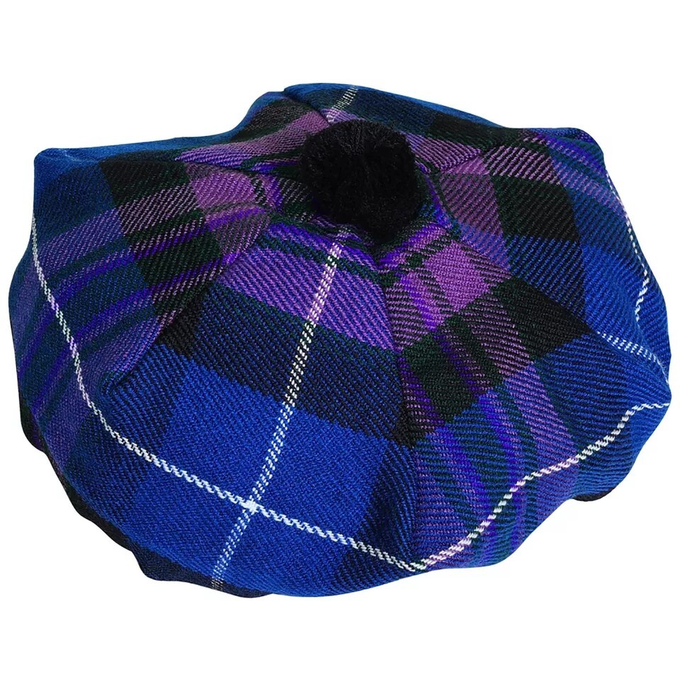 Men’s Pride Of Scotland TAM o’ SHANTER Bonnet Beret Balmorals Tartan Tammy Hat