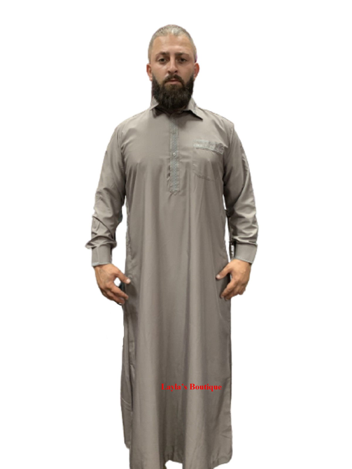 Men’s Arab thoub Cotton blend Both Side Pockets, with pants
