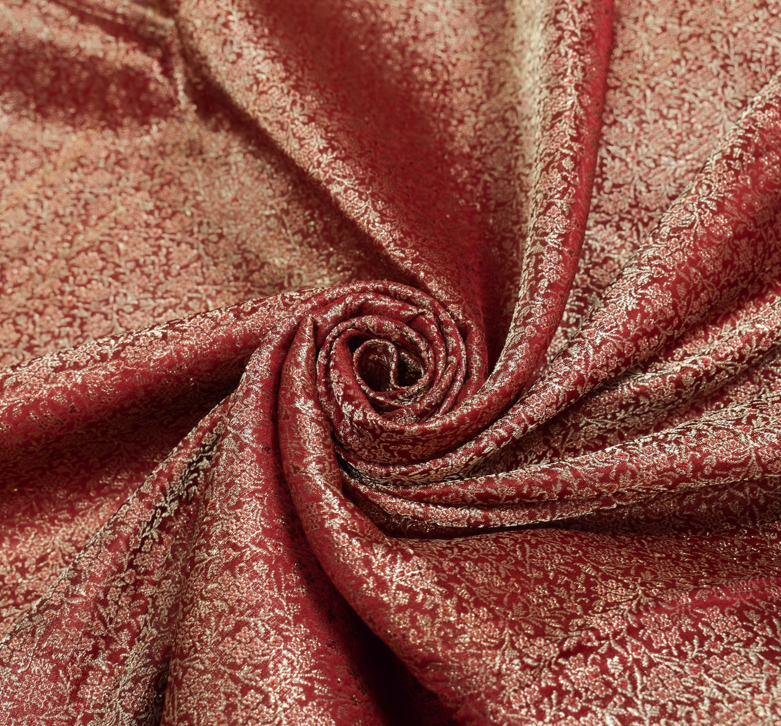 Sushila Vintage Heavy Saree Pure Satin Silk Banarasi Brocade Woven Sari Fabric