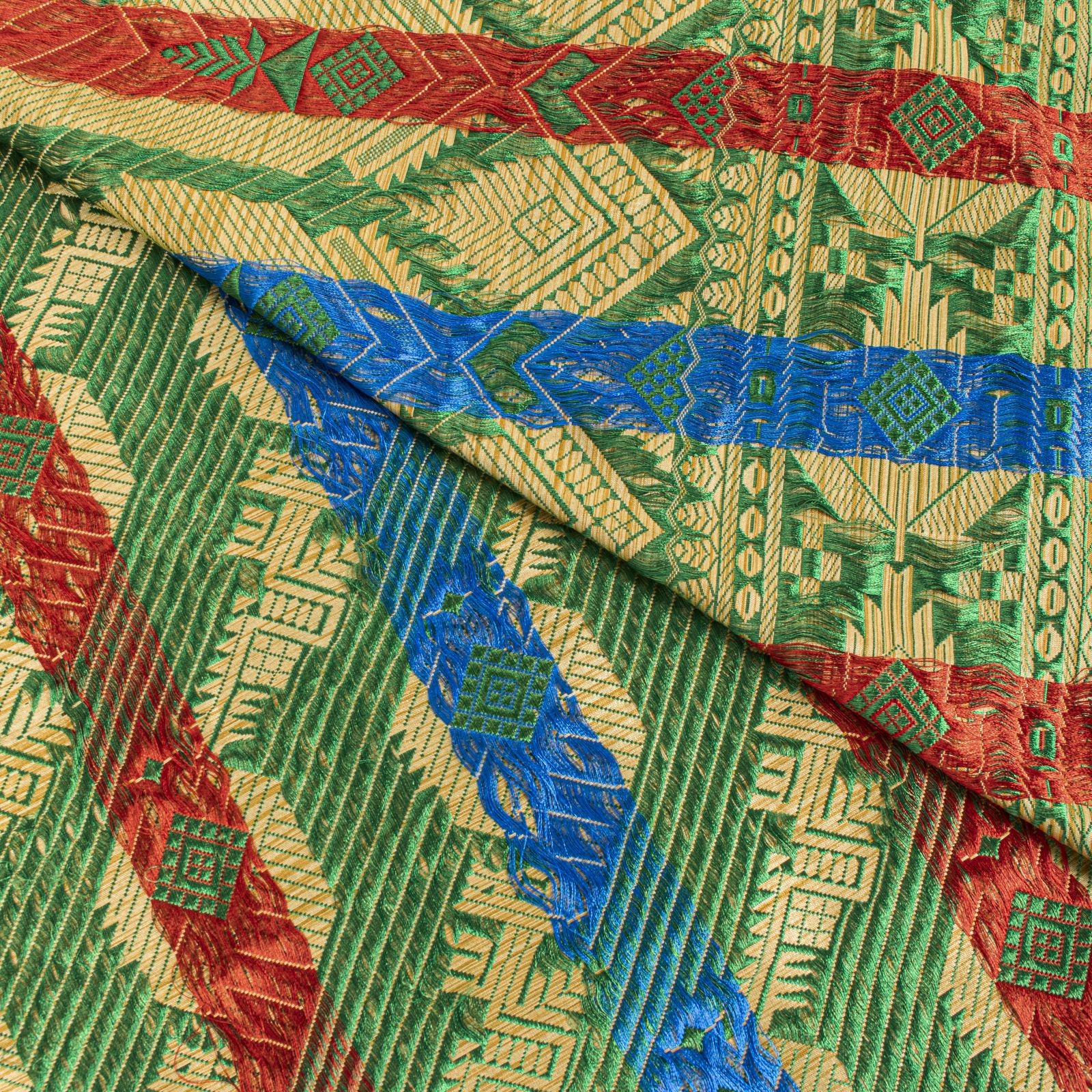Sanskriti Vintage Cream Art Silk Saree Jamdani Handwoven Bengali Sari 5+Ydfabric