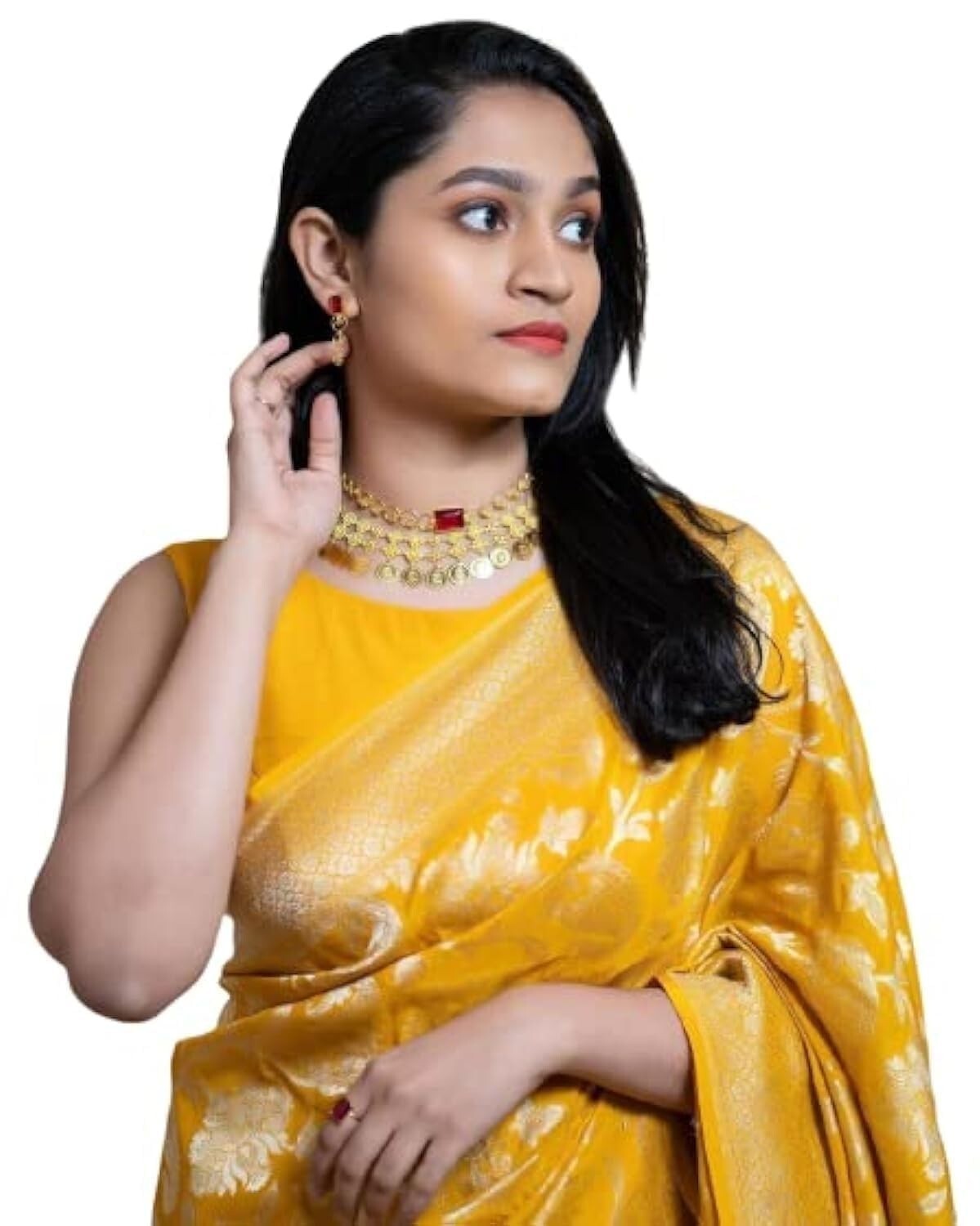TRADITIONAL PARTY WEAR SOFT SILK INDIAN WEDDING WEAR KANJEEVARAM SAREE SARI