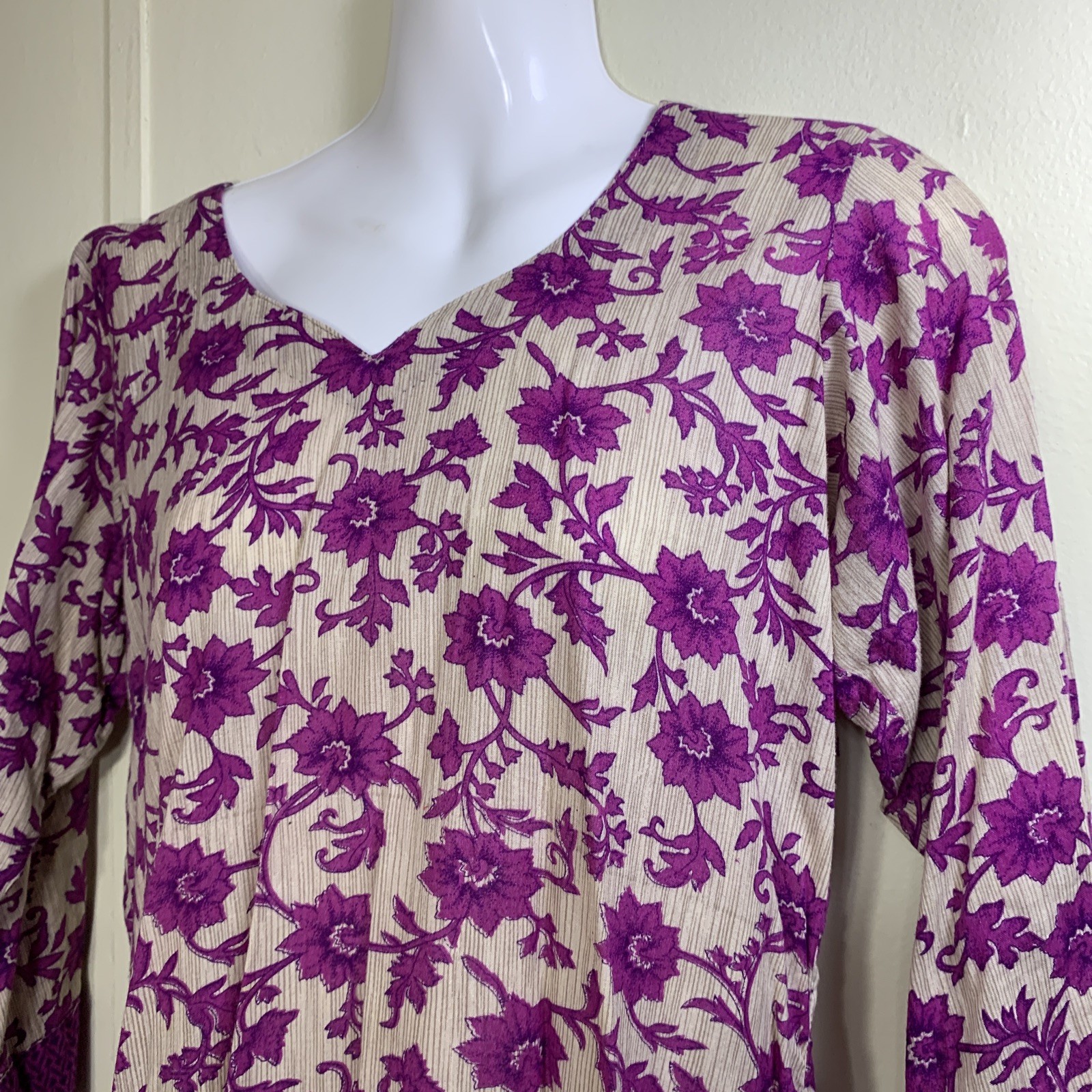 Womens Pakistani Indian Shirt Dresses Lightweight Lawn Cotton Lot Of 2