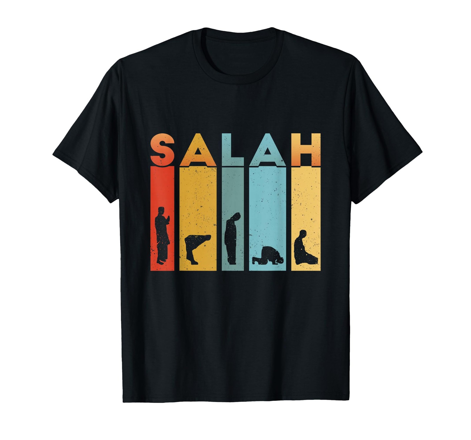 Ramadan Kareem First Salah Eid Muslim Kids Men Women T-Shirt Small, Black
