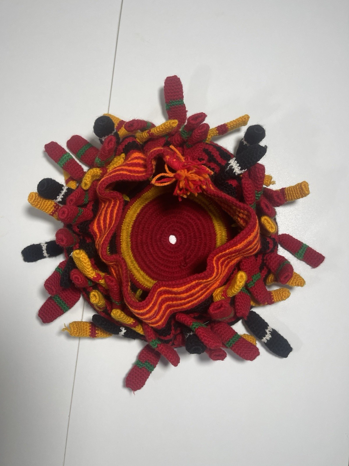 Women’s African Traditional Native Cultural Hat North West Bamenda Bamileke Nso
