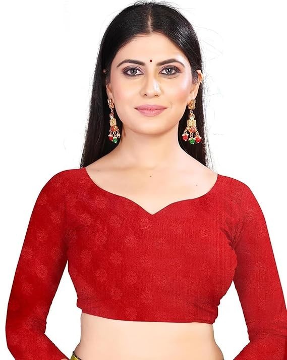 Women’s Trendy Banarasi Kanjivaram Gold Maroon Art Silk Saree with Blouse