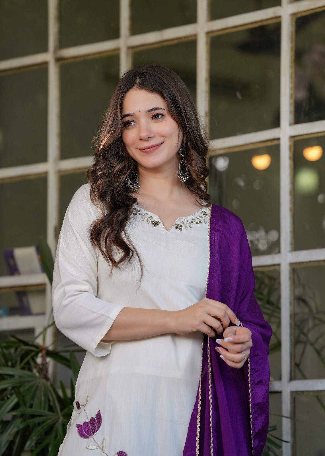 Women’ s Viscose Rayon Embroidery Kurta with Pant & Dupatta