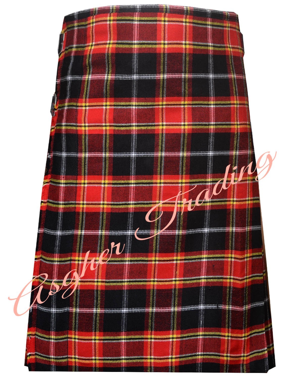 Sens Modern Tartan Kilt For Man – 16 Oz Acrylic Wool, Traditional 8 Yard Kilts