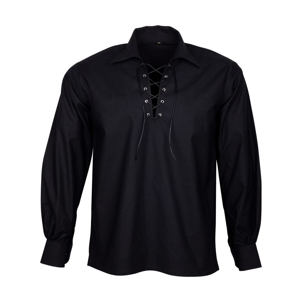 Scottish High Quality Jacobite Ghillie Shirts kilt shirts Men’s Jacobean shirts