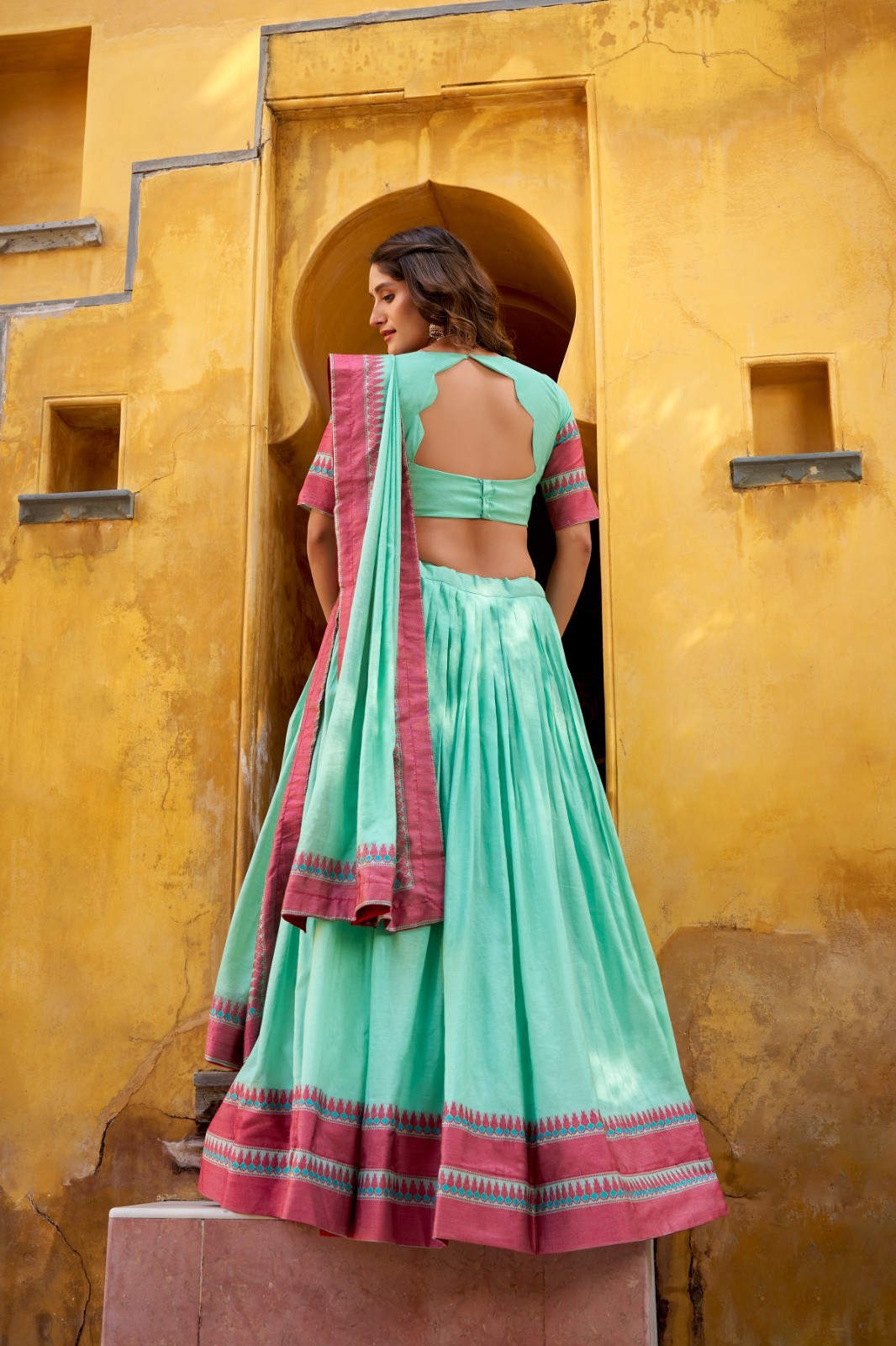 Indian Wedding Pakistani Bollywood Wear Ethnic Lengha Women Bridal Lehenga Choli