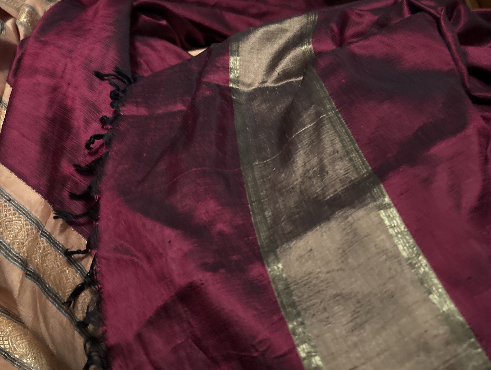 Women silk Saree Wedding Party Festive Indian Pakistani saree B2 102” X 46”
