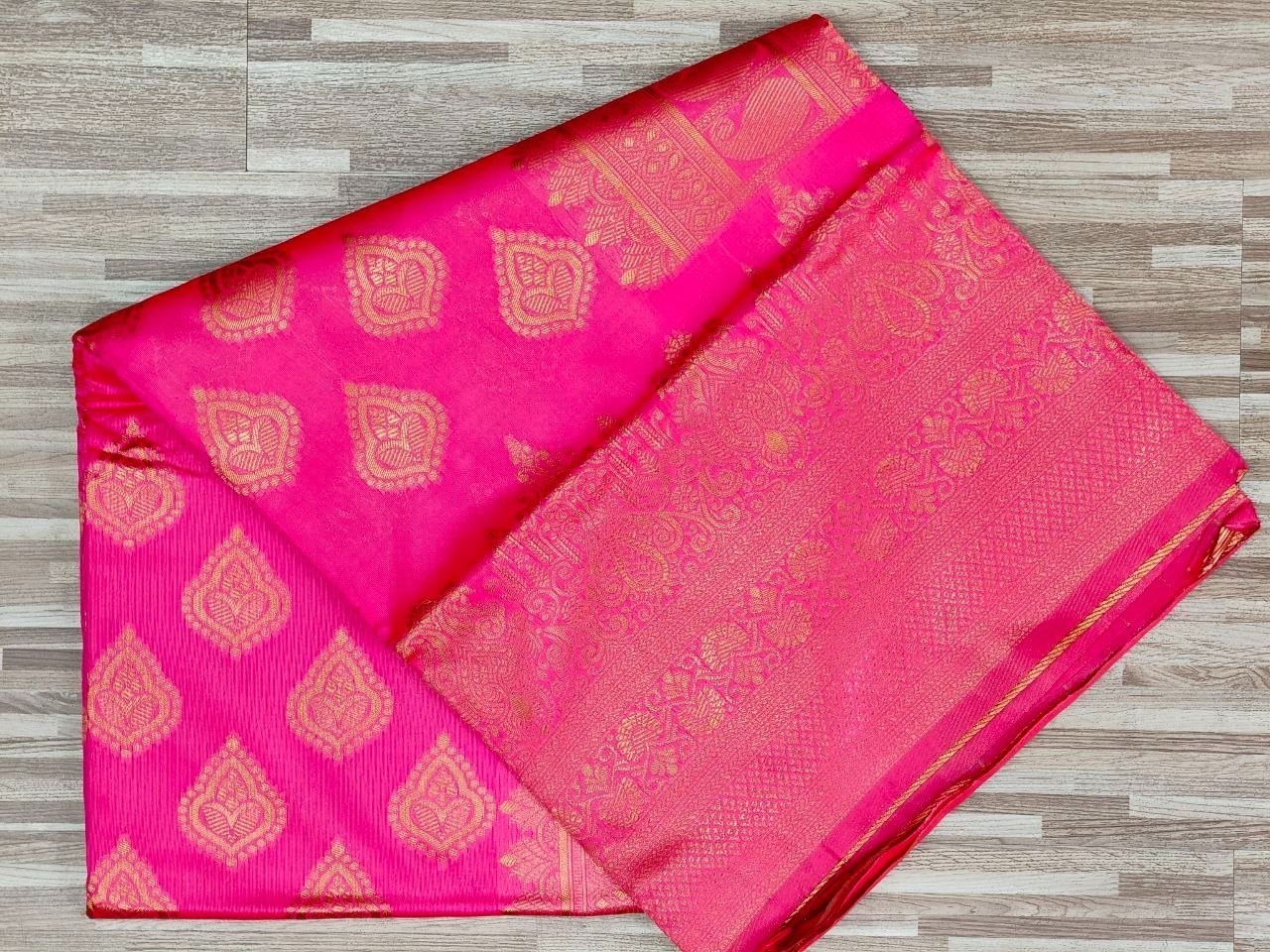 Designer Sari Bollywood Bridal Silk Saree Blouse South Indian Party Wear Saree