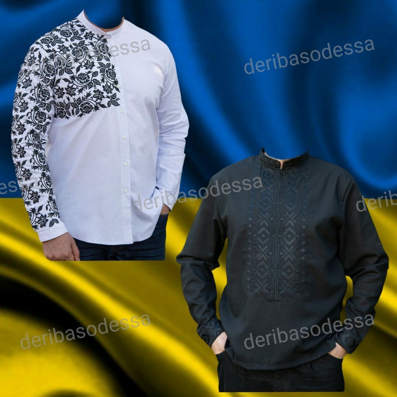Ukrainian traditional embroidered men’s shirt Vyshyvanka XS,S,M,L,XL,2XL,3XL,4XL