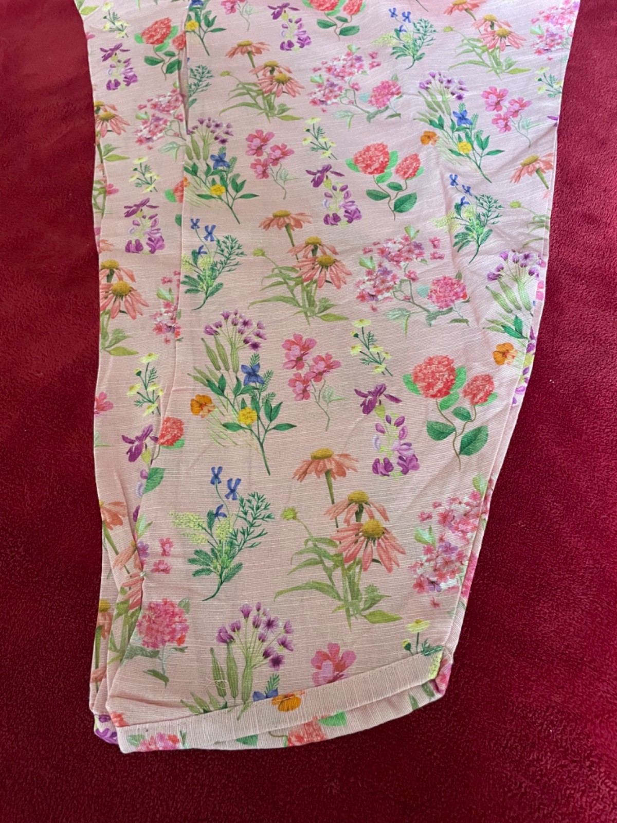 2 piece Ready to wear pink printed shirt & Trouser Fabric Khaddar .Brand Lakhany