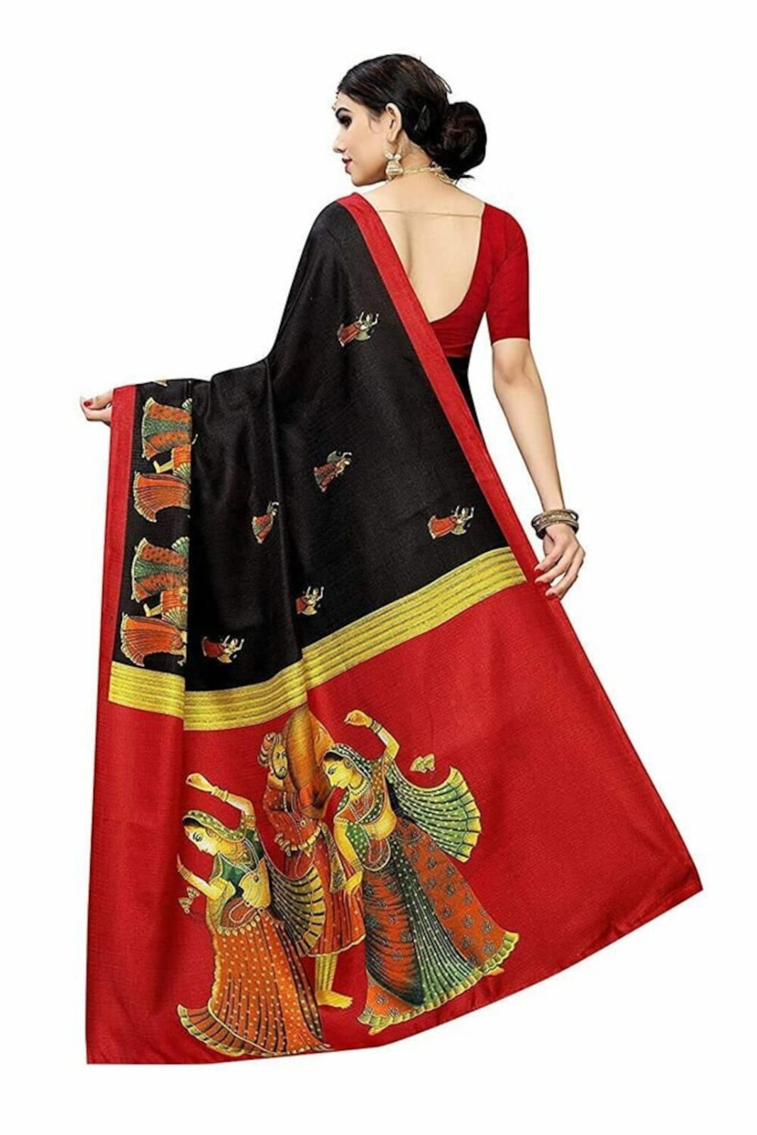 Art Silk Saree, Women’s Saree, Designer Silk Saree, Ethnic Wear, Saree