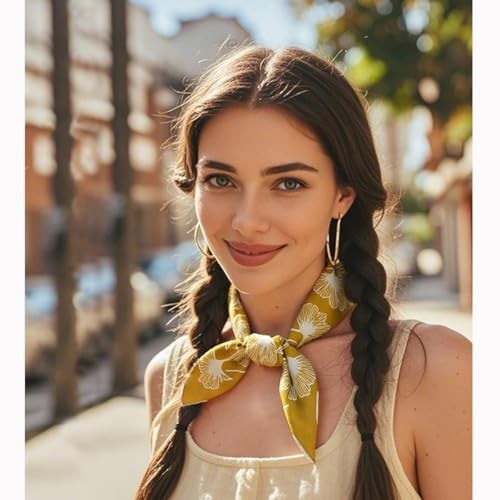 Cotton-Blend Bandana, Head Scarf, Headband, Head wrap, Hair Neck Scarf Fcs007